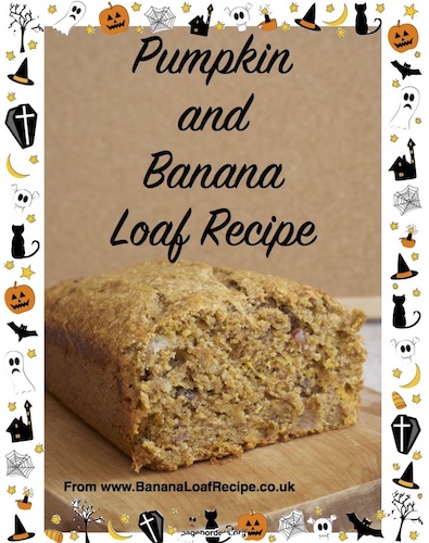Banana and Pumpkin Loaf Cake Recipe