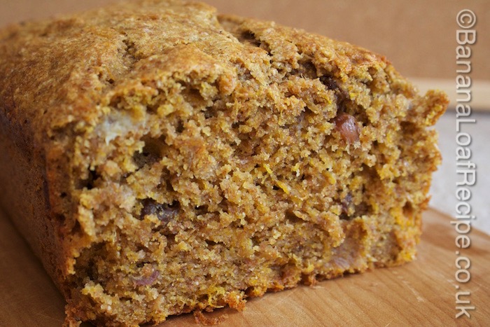 Banana and Pumpkin Loaf Cake has a soft texture