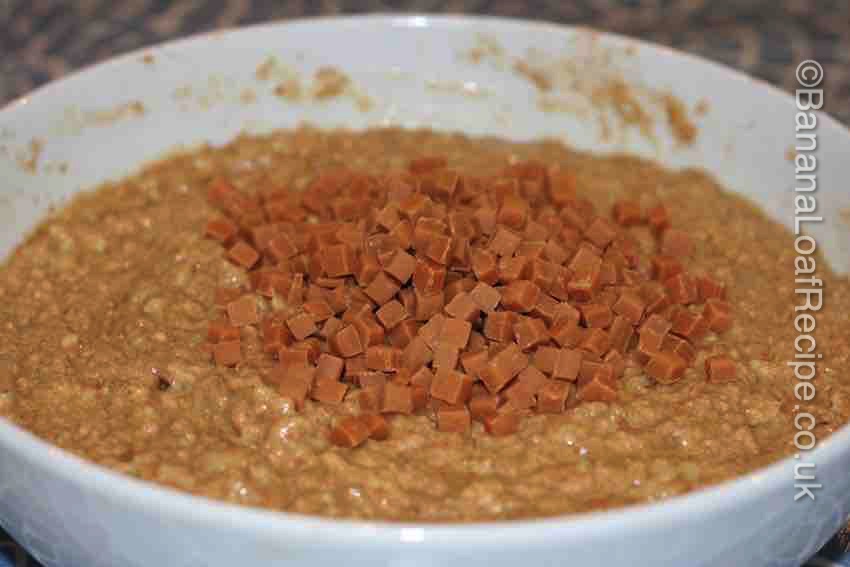 Banoffee Loaf Cake Mixture