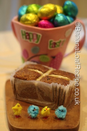 Hot Cross Easter Cake