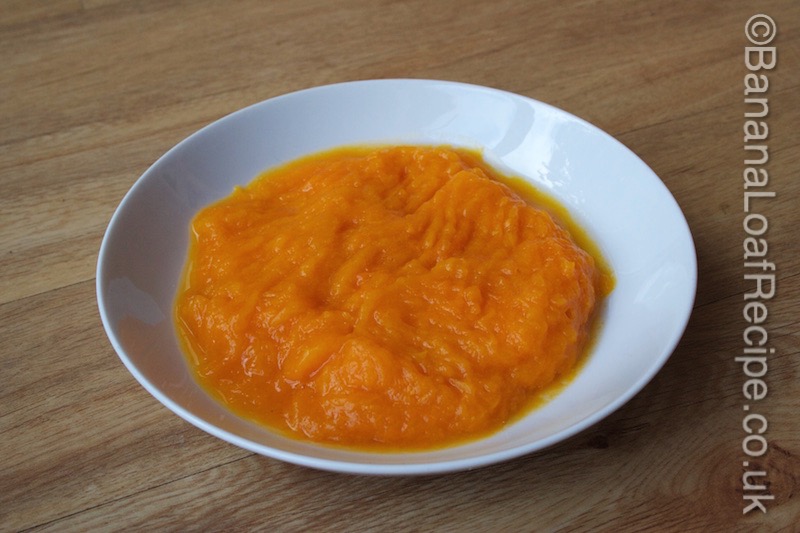 home-made pumpkin puree